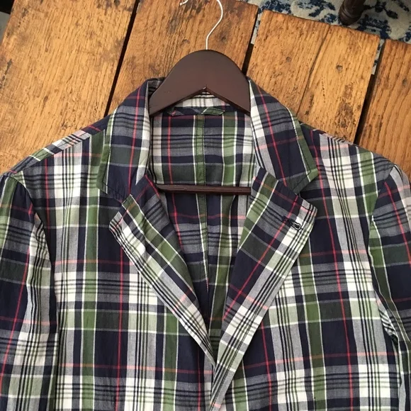 Aspesi Plaid Sportcoat 38 Tailored Slim Fit NWT! Summer fit!